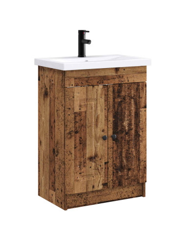 Set di mobili per il bagno Legno antico 56 x 37,5 x 81 cm