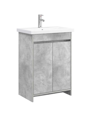 Set di mobili per il bagno Grigio Cemento 61 x 40 x 84,5 cm