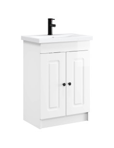 Set di mobili per il bagno Bianco Lucido 78,5 x 37,5 x 81 cm