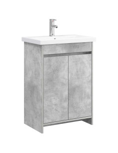 Set di mobili per il bagno Grigio Cemento 81 x 40 x 84,5 cm
