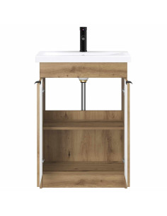 Set di mobili per il bagno Rovere Artigianale 2