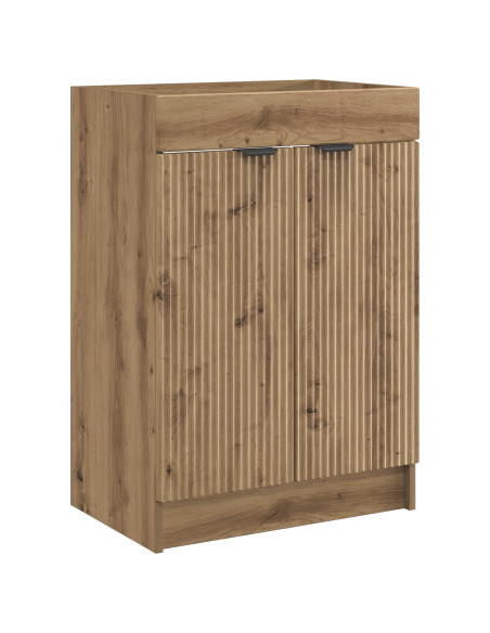 Set di mobili per il bagno Rovere Artigianale