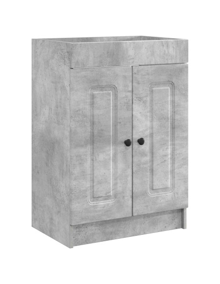 Set di mobili per il bagno Grigio Cemento 56 x 37,5 x 81 cm