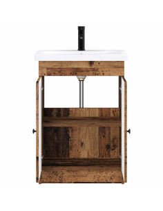 Set di mobili per il bagno Legno antico 56 x 37,5 x 81 cm 2