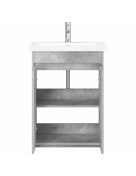 Set di mobili per il bagno Grigio Cemento 81 x 40 x 84,5 cm