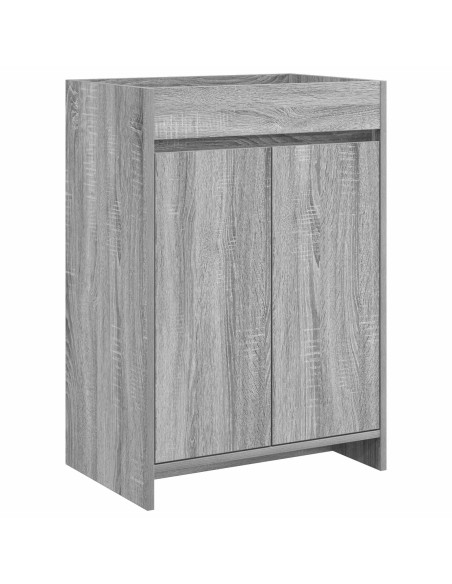 Set di mobili per il bagno Sonoma grigio 81 x 40 x 84,5 cm