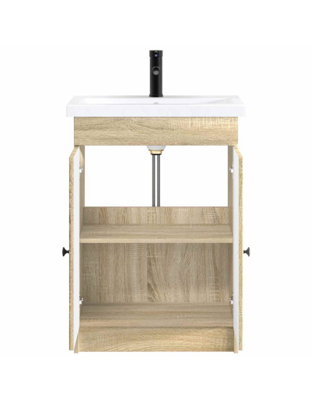 Set di mobili per il bagno Rovere Sonoma 78,5 x 37,5 x 81 cm