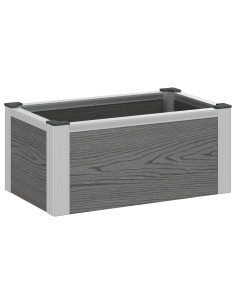 Letto rialzato da giardino Grigio 50 x 30 x 22 cm