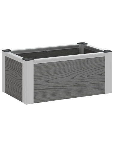 Letto rialzato da giardino Grigio 50 x 30 x 22 cm