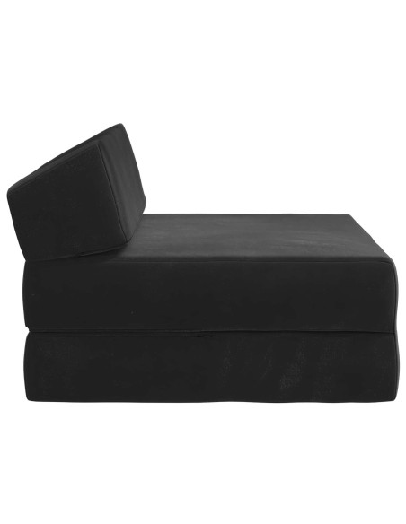 Divano Letto Pieghevole Nero 60 x 70 x 41 cm Tessuto