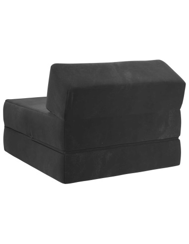 Divano Letto Pieghevole Nero 60 x 70 x 41 cm Tessuto