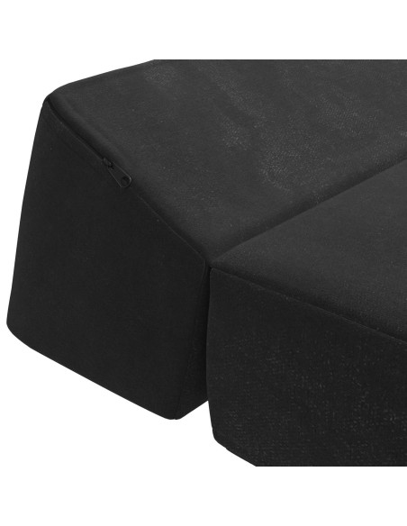 Divano Letto Pieghevole Nero 60 x 70 x 41 cm Tessuto