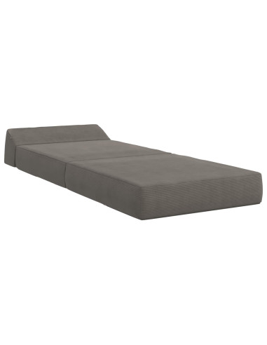 Divano Letto Pieghevole Grigio Chiaro 60 x 70 x 41 cm Tessuto