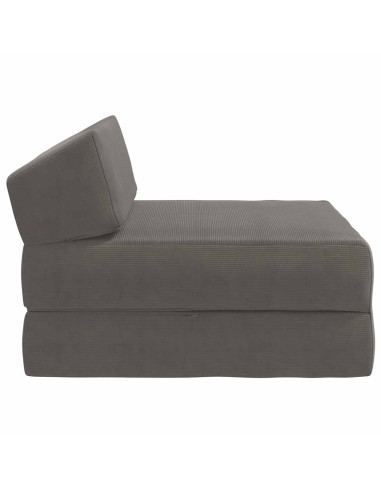 Divano Letto Pieghevole Grigio Chiaro 60 x 70 x 41 cm Tessuto