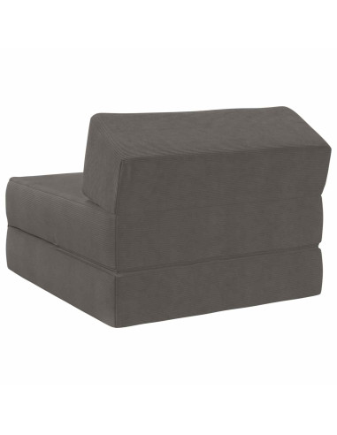 Divano Letto Pieghevole Grigio Chiaro 60 x 70 x 41 cm Tessuto