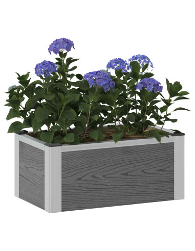 Letto rialzato da giardino Grigio 50 x 30 x 22 cm
