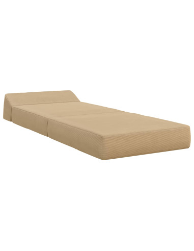 Divano Letto Pieghevole Verde Grigio 60 x 70 x 41 cm Tessuto