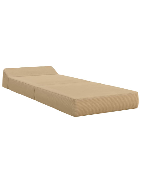 Divano Letto Pieghevole Verde Grigio 60 x 70 x 41 cm Tessuto