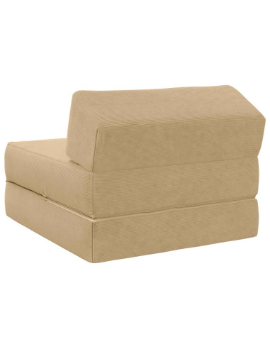 Divano Letto Pieghevole Verde Grigio 60 x 70 x 41 cm Tessuto