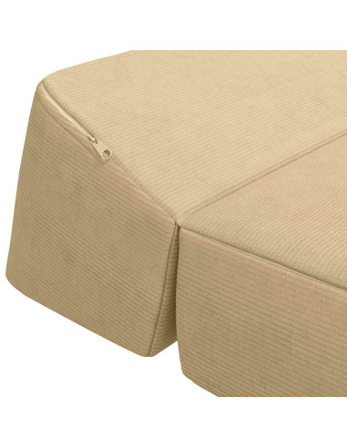 Divano Letto Pieghevole Verde Grigio 60 x 70 x 41 cm Tessuto