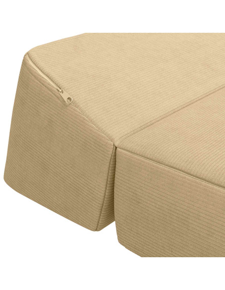 Divano Letto Pieghevole Verde Grigio 60 x 70 x 41 cm Tessuto