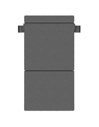 Divano Letto Pieghevole Grigio Chiaro 70 x 72 x 60 cm Tessuto