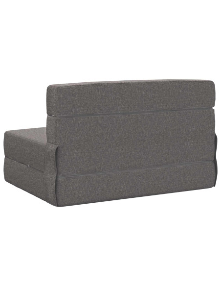 Divano Letto Pieghevole Grigio Chiaro 70 x 72 x 60 cm Tessuto