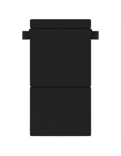 Divano Letto Pieghevole Nero 70 x 72 x 60 cm Tessuto 2