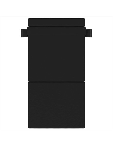 Divano Letto Pieghevole Nero 70 x 72 x 60 cm Tessuto