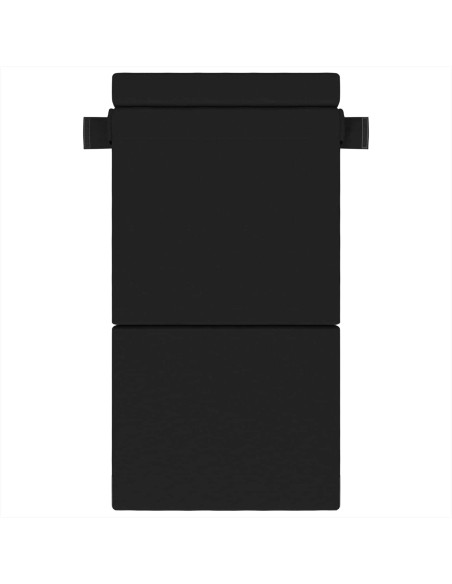 Divano Letto Pieghevole Nero 70 x 72 x 60 cm Tessuto