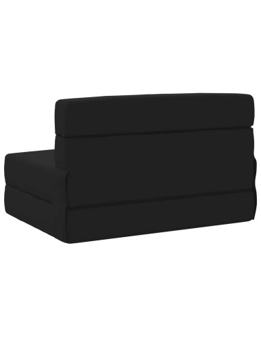 Divano Letto Pieghevole Nero 70 x 72 x 60 cm Tessuto