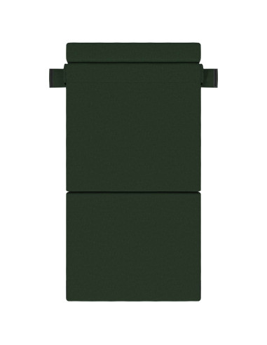 Divano Letto Pieghevole Verde Scuro 70 x 72 x 60 cm Tessuto