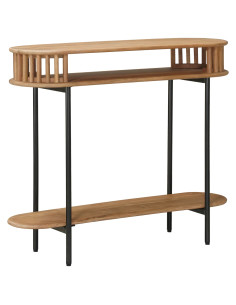Tavolino fatto a mano Marrone Teak 90 x 30 x 75 cm