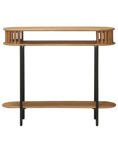 Tavolino fatto a mano Marrone Teak 90 x 30 x 75 cm