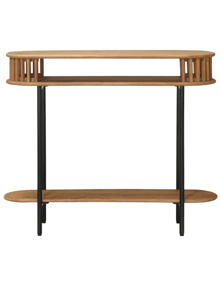 Tavolino fatto a mano Marrone Teak 90 x 30 x 75 cm