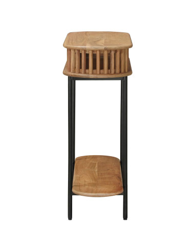 Tavolino fatto a mano Marrone Teak 90 x 30 x 75 cm