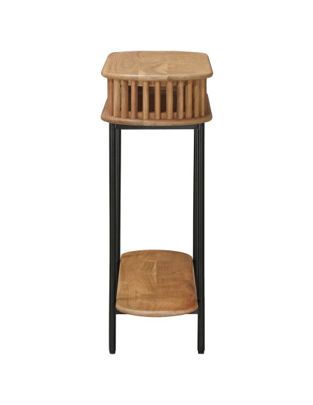 Tavolino fatto a mano Marrone Teak 90 x 30 x 75 cm