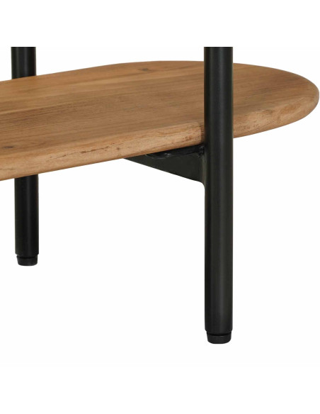 Tavolino fatto a mano Marrone Teak 90 x 30 x 75 cm