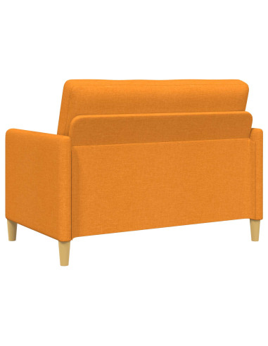 Set di Divani con Storage 2 pcs Giallo Scuro Poliestere