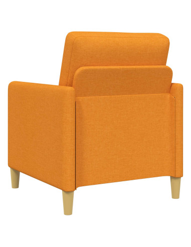 Set di Divani con Storage 2 pcs Giallo Scuro Poliestere