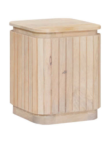 Set di Tavolini Fatti a Mano 2 pcs Bianco 45 x 45 x 45 cm