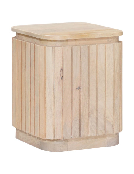 Set di Tavolini Fatti a Mano 2 pcs Bianco 45 x 45 x 45 cm