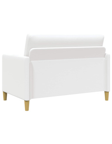 Set di Divani con Storage 2 pcs Bianco Poliestere