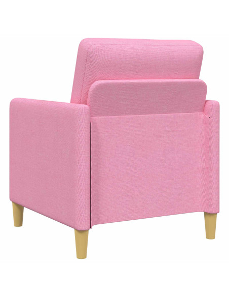 Set di Divani con Storage 2 pcs Rosa Poliestere