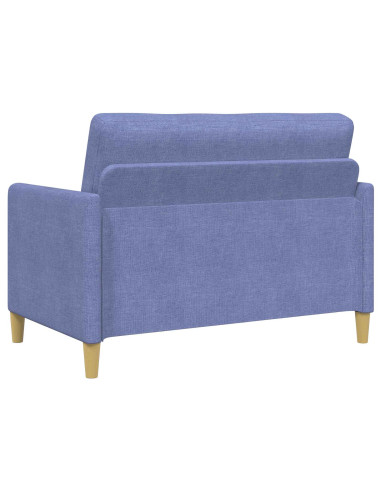 Set di Divani con Storage 2 pcs Blu jeans Poliestere