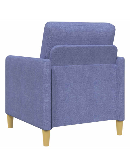 Set di Divani con Storage 2 pcs Blu jeans Poliestere