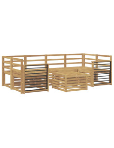 Set divani Legno di Acacia Massello 2