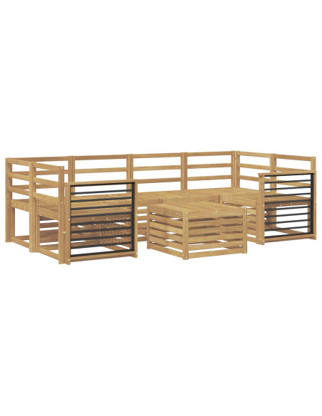 Set divani Legno di Acacia Massello