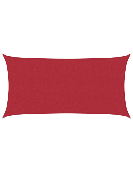 Telo Ombra Rosso 2,5 x 6 m HDPE