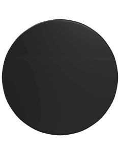 Piano del tavolo Nero Ø 80 x 1,5 cm Legno multistrato 2